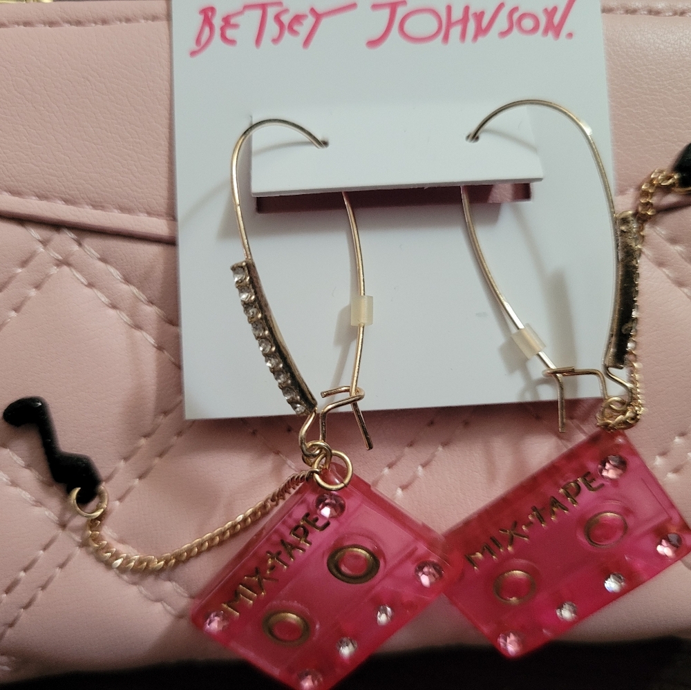 Betsey Johnson Mixtape Earrings